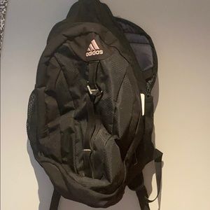 Black and pink adidas training backpack